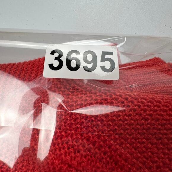 Eileen Fisher Sweater Womens Small Petite Red Linen Cardigan Lightweight Resort - Picture 11 of 11